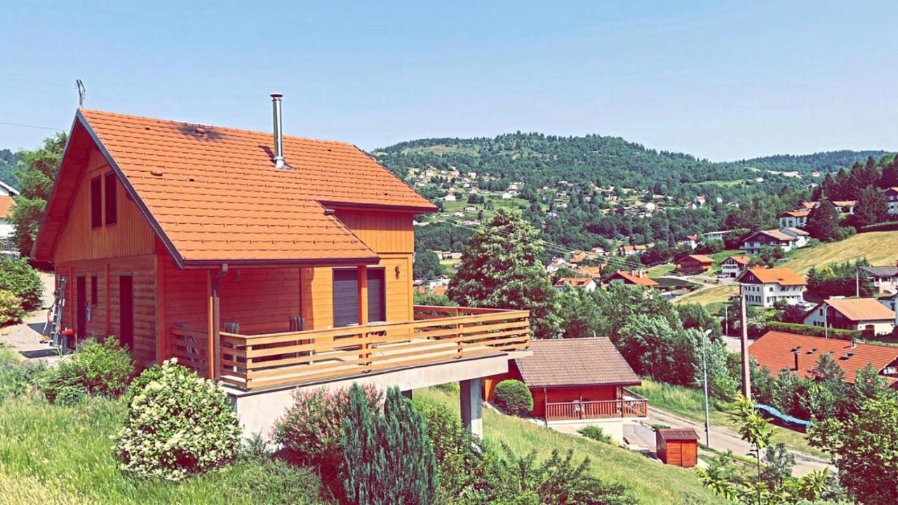 Villa Chalet Casa De Monzel With 6-Person Jacuzzi & Panoramic View à La Bresse Extérieur photo